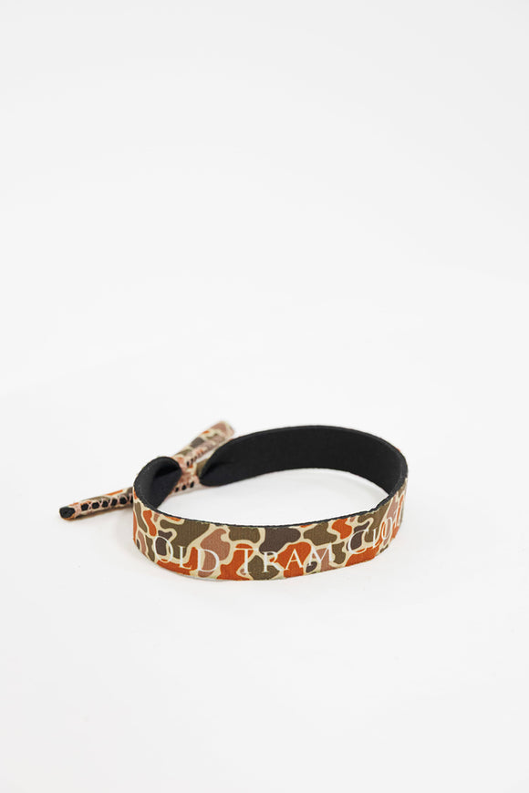 Old Tram Sunglass Strap- Woodland Camo