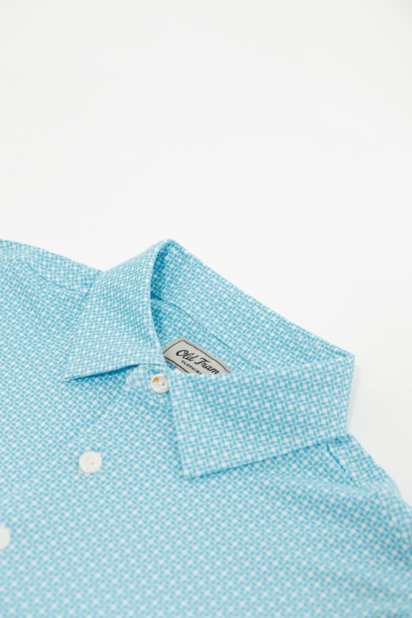 Old Tram Hampton Performance Polo- Turquoise