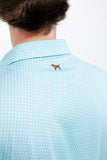 Old Tram Hampton Performance Polo- Turquoise