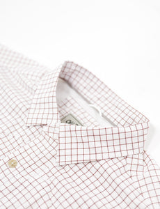 Old Tram Tattersall Fishing Shirt- Maroon