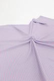 Old Tram William Stripe Performance Polo- Blue/Pink