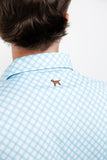 Old Tram Charlie Performance Polo- Blue