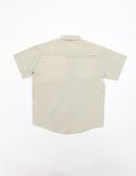 Old Tram Solid Fishing Shirt- Tan