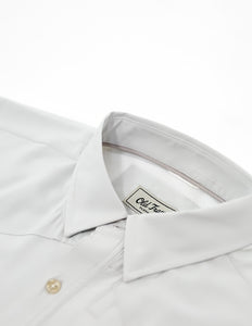 Old Tram Solid Fishing Shirt- Light Grey