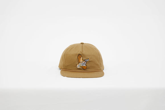 Old Tram Quail Rope Hat- Tan