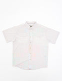 Old Tram Tattersall Fishing Shirt- Coral/Light Blue