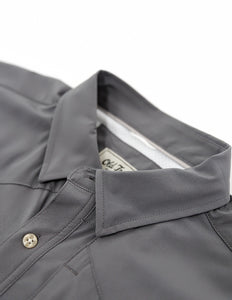 Old Tram Solid Fishing Shirt- Sky Grey