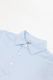 Old Tram Robert Performance Polo- Light Blue