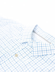 Old Tram Tattersall Fishing Shirt- Multi Blue