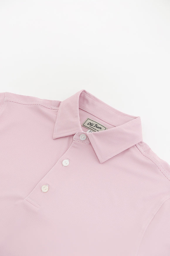 Old Tram Robert Performance Polo- Lavender