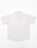 Old Tram Tattersall Fishing Shirt- Coral/Light Blue