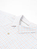 Old Tram Tattersall Fishing Shirt- Mauve/Light Blue
