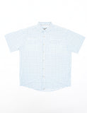 Old Tram Tattersall Fishing Shirt- Multi Blue
