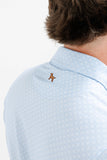 Old Tram Reynolds Performance Polo- Blue