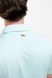 Old Tram Robert Performance Polo- Seafoam