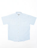 Old Tram Tattersall Fishing Shirt- Royal Blue