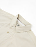 Old Tram Solid Fishing Shirt- Tan