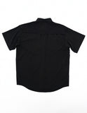 Old Tram Solid Fishing Shirt- Black