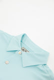 Old Tram Robert Performance Polo- Seafoam