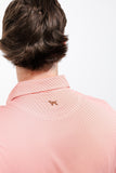 Old Tram Robert Performance Polo- Burnt Red