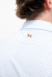 Old Tram Johnny Performance Polo- White