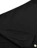 Old Tram Solid Fishing Shirt- Black