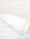 Old Tram Tattersall Fishing Shirt- Camel/Light Blue