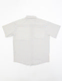 Old Tram Tattersall Fishing Shirt- Camel/Light Blue
