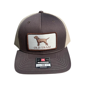 Old Tram Brown Dog Patch Hat- Brown/ Khaki